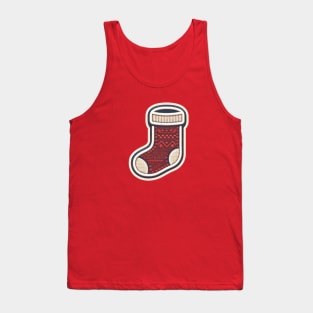 Christmas Sock Tank Top